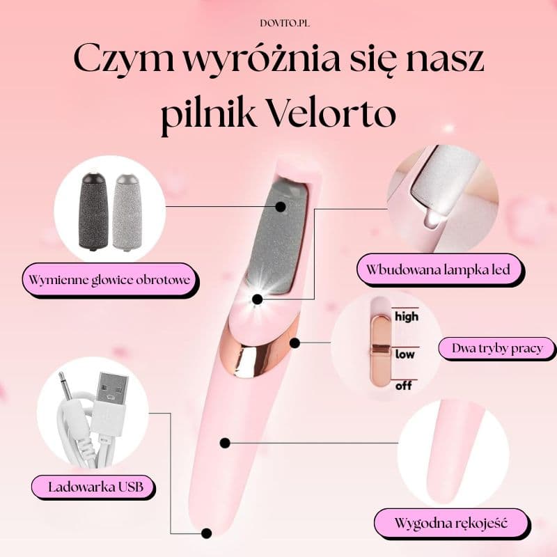 Pilnik VELORTO Sekret Idealnie Gładkich Stóp