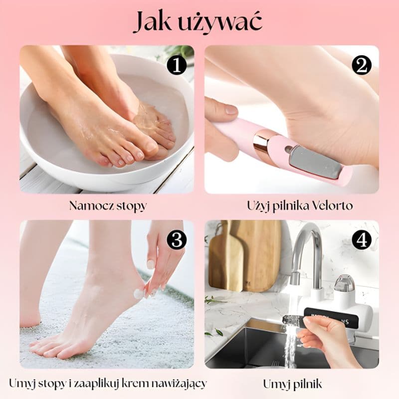 Pilnik VELORTO Sekret Idealnie Gładkich Stóp